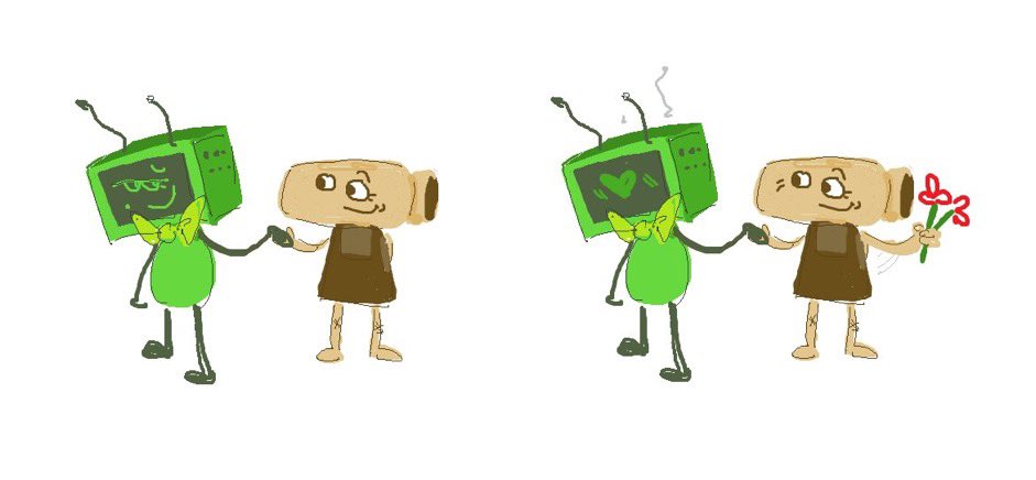 cod_fishe's tweet photo. Hello more Dandy’s World slop. Very quick MSP doodles. Shellvision and the Circus Troupe doodles https://t.co/cKEUur1hiz