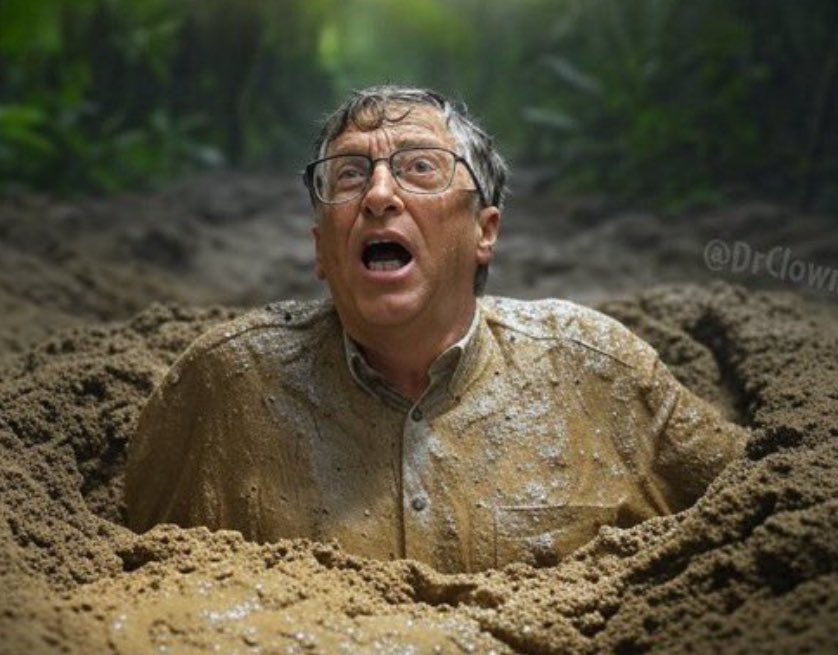 If Bill Gates was sinking in quicksand, what would you throw him ??