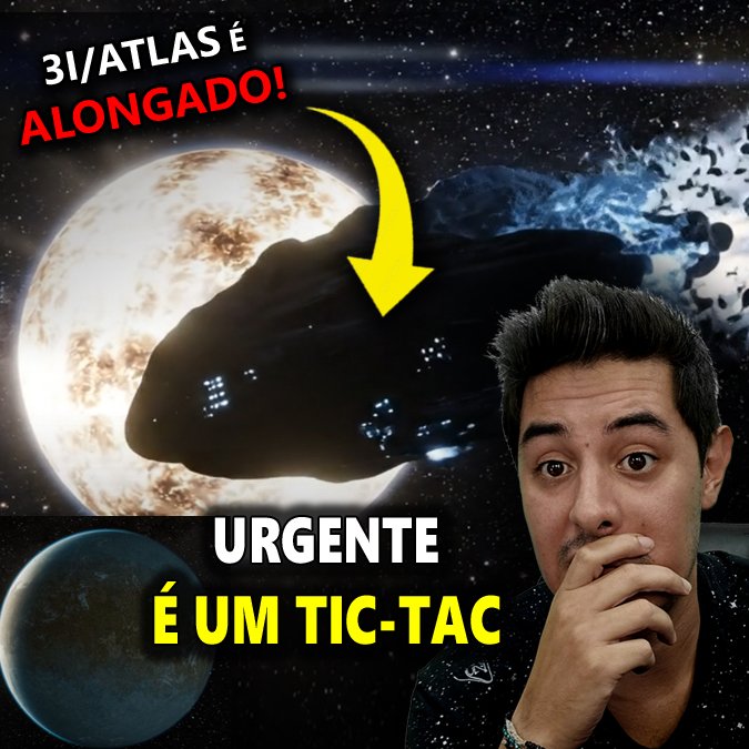 Gal_doMeteorito's tweet image. 🚨Saiu agora - 3I/ATLAS é alongado, tipo um Tic Tac 👽 descoberta do Hubble! O video acaba de sair e vai deixar a tela de vocês quente 🔥 pegando fogo: youtu.be/TDJG7ZfUBQs

#3iatlas #ciencia #nave #cometa #ufo #ovni #análise