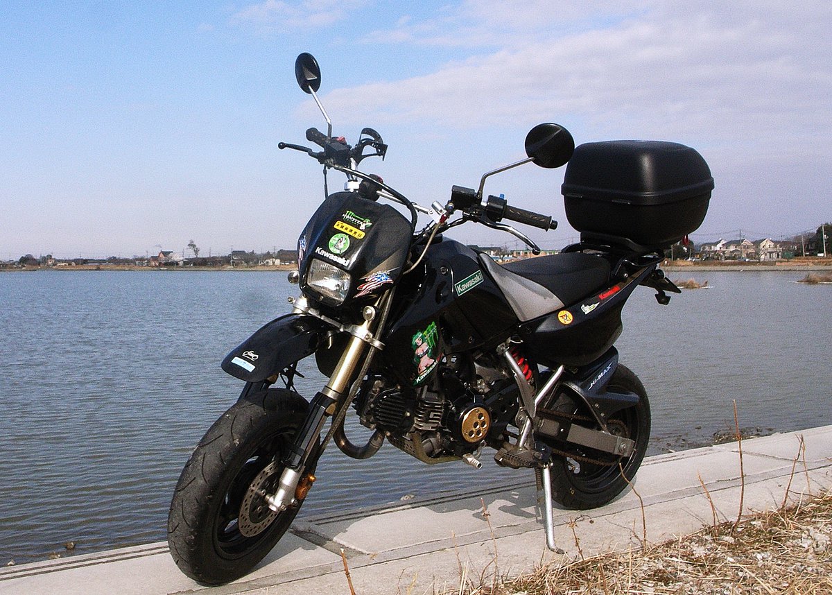 唐突に昔の愛車を貼る ☆カワサキKSR110(改138)