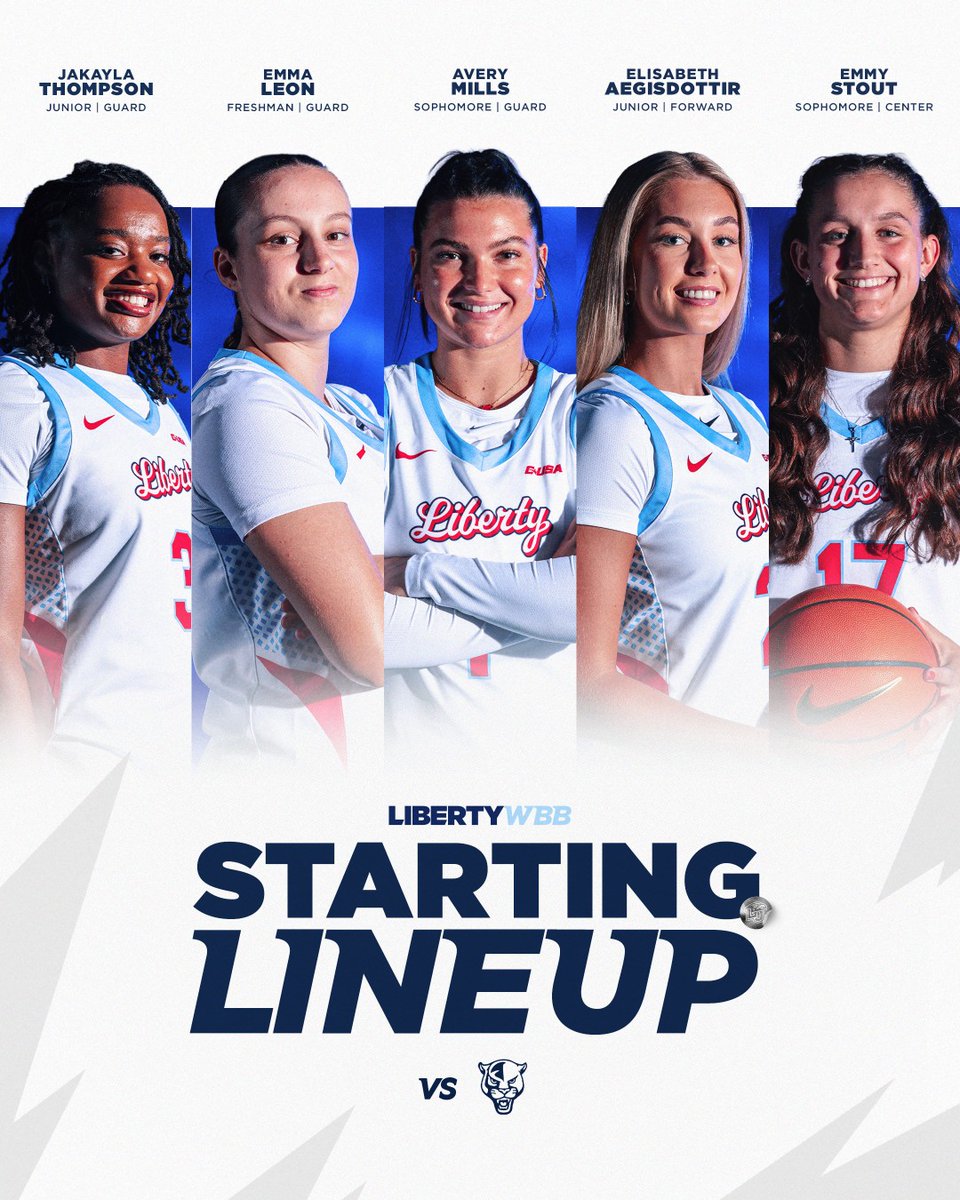 LibertyWBB's tweet image. starting 5️⃣ against FIU