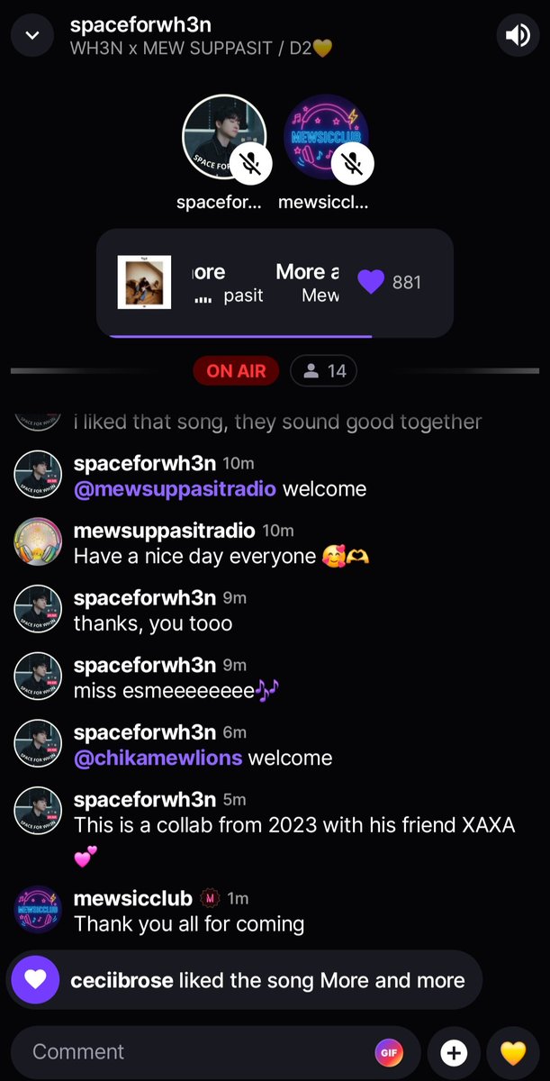 D2: #WH3N x #MewSuppasit 

Thank you so much for the good time and for letting me know more about Mew <a href="/MEWSICCLUB/">Selima Bradshaw</a> 🤎✨️