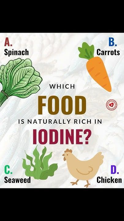 AllScientifical's tweet image. Which food is naturally rich in iodine? 🧂🌊 #food #iodine #thyroidhealth #iodinedeficiency ... Continue to: youtube.com/watch?v=PI11TF…