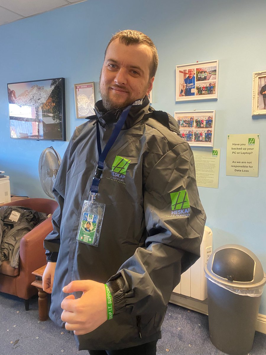 Suited, booted, and ready for action! ⚡️ Jason is heading out for a site visit today to keep our clients running smoothly.

At HESKAP I.T. Support, time stops for no one! Whether it’s on-site troubleshooting or regular maintenance, we’ve got you covered. 💻🛠️

#HESKAP #ITSupport