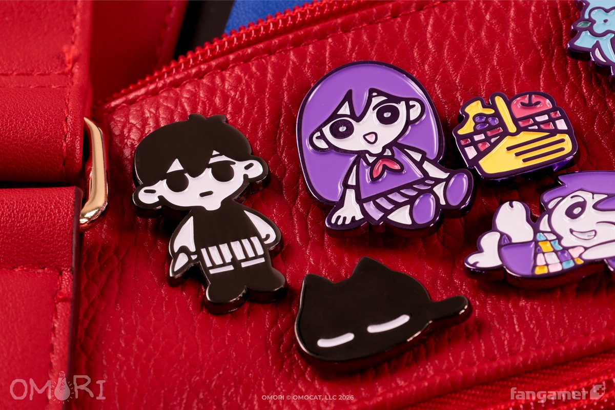 OMORI エナメルピンズ まとめ売り OMORI - Lenticular Emotions Pin Combo - Fangamer