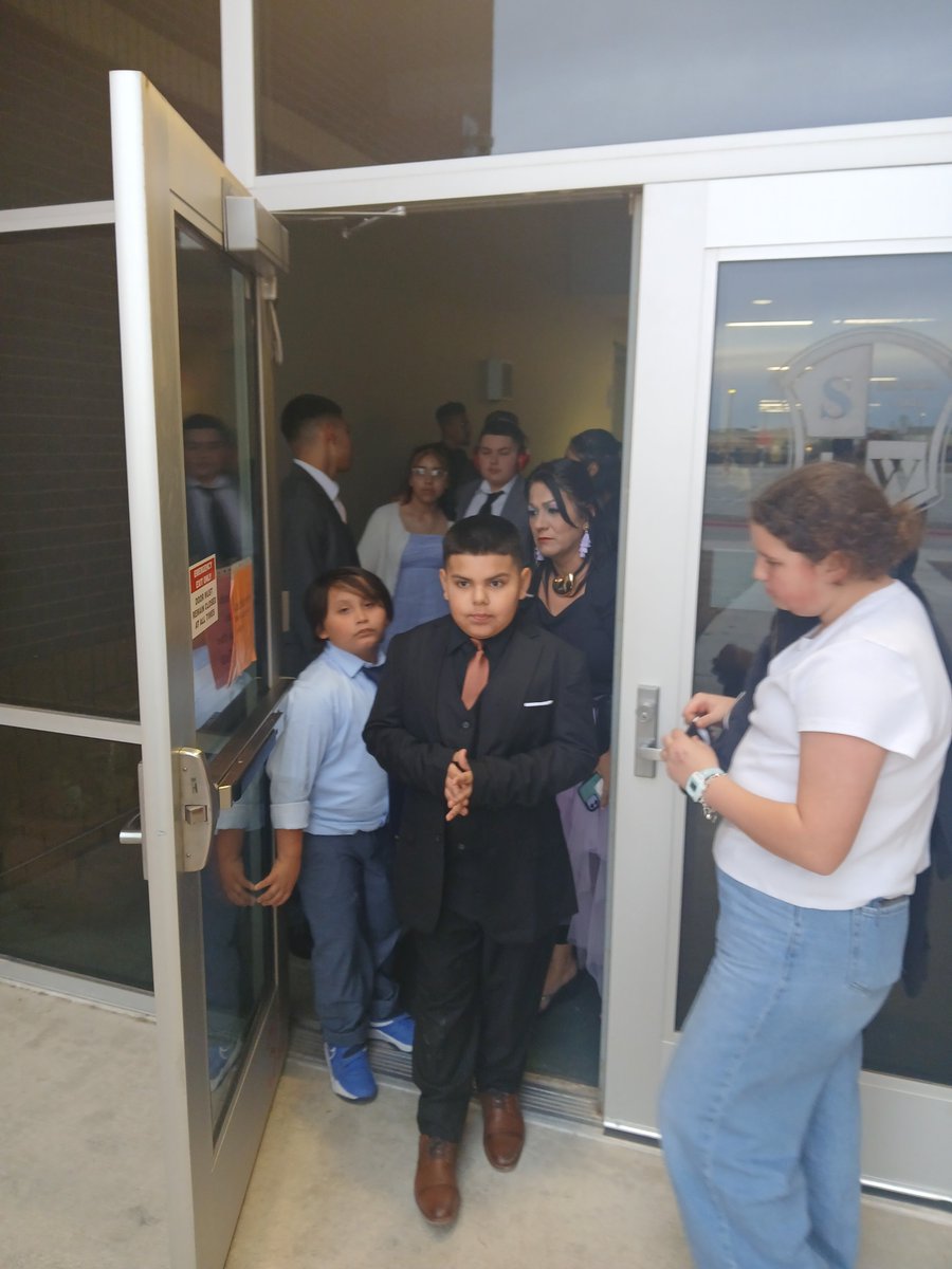 Penguin Project Cast on their way to the Red Carpet.