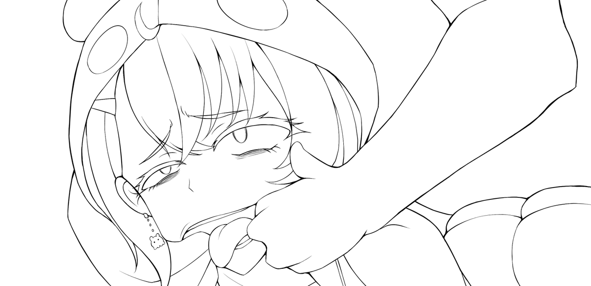 各支援サイトに線画とラフ画を公開しました! 