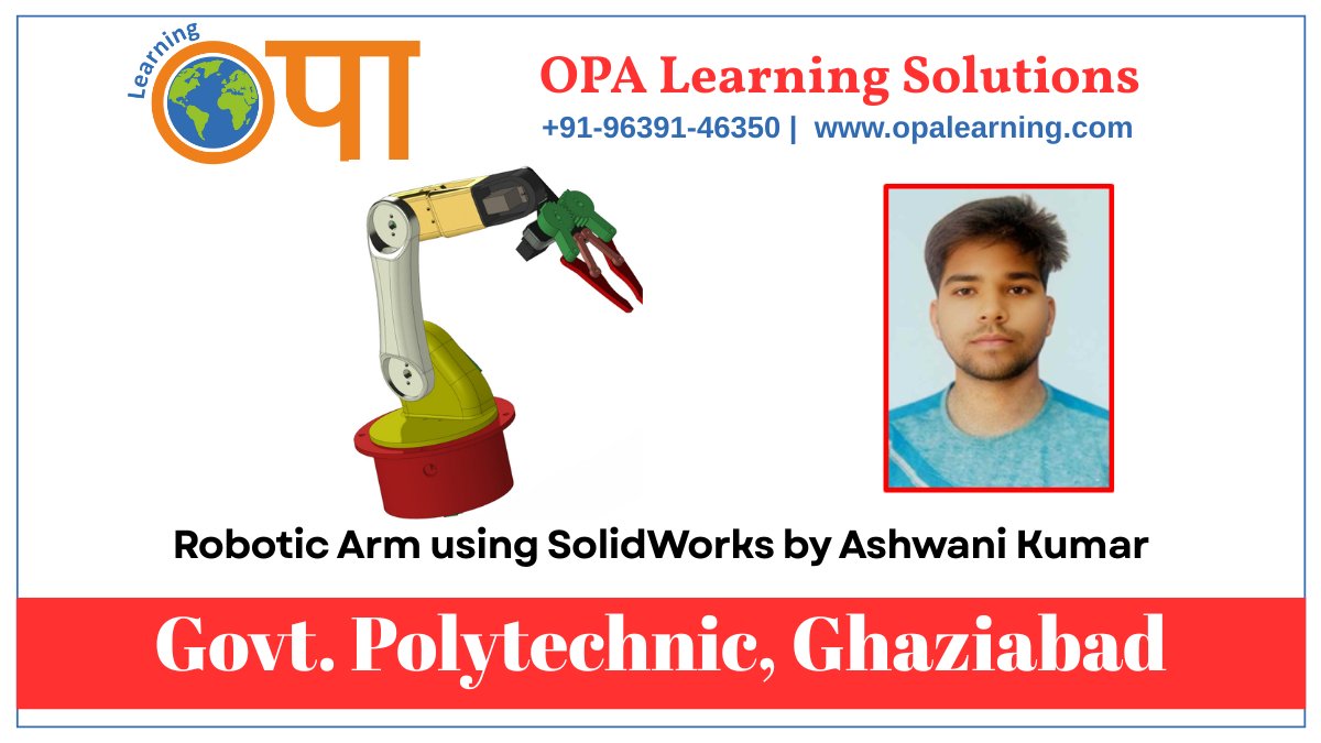 opalearning's tweet photo. 𝐂𝐨𝐧𝐠𝐫𝐚𝐭𝐮𝐥𝐚𝐭𝐢𝐨𝐧𝐬, 𝐌𝐫. 𝐀𝐬𝐡𝐰𝐚𝐧𝐢! 🎉 𝐘𝐨𝐮𝐫 𝐩𝐫𝐨𝐣𝐞𝐜𝐭 𝐢𝐬 𝐚 𝐭𝐫𝐮𝐞 𝐫𝐞𝐟𝐥𝐞𝐜𝐭𝐢𝐨𝐧 𝐨𝐟 𝐲𝐨𝐮𝐫 𝐝𝐞𝐝𝐢𝐜𝐚𝐭𝐢𝐨𝐧, 𝐜𝐫𝐞𝐚𝐭𝐢𝐯𝐢𝐭𝐲, 𝐚𝐧𝐝 𝐠𝐫𝐨𝐰𝐢𝐧𝐠 𝐦𝐚𝐬𝐭𝐞𝐫𝐲 𝐢𝐧 𝟑𝐃 𝐝𝐞𝐬𝐢𝐠𝐧.#OPALearningSolutions #SolidWorks #3DDesign https://t.co/yXlsbSzCpA