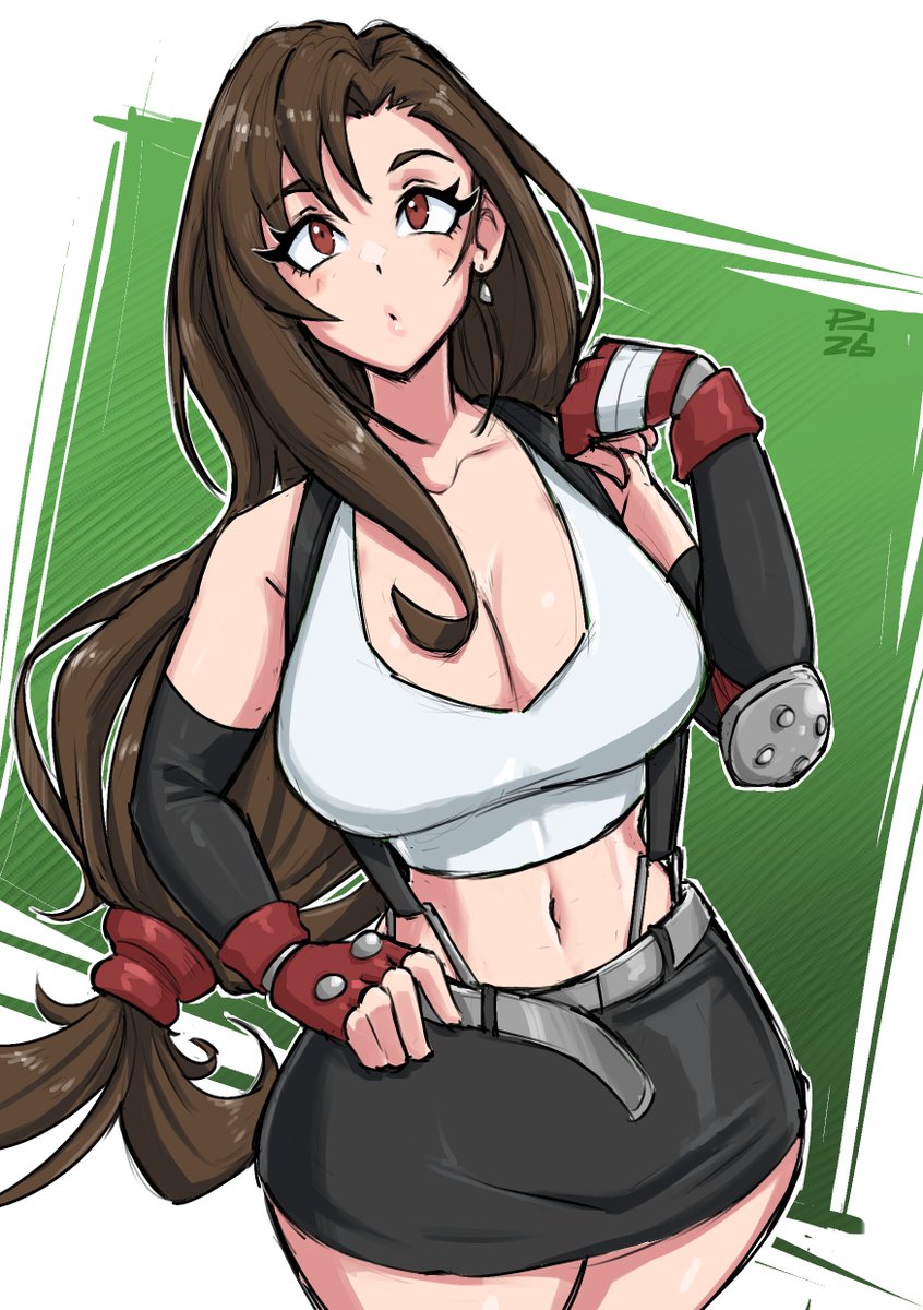 TerryBrogard's tweet image. Got Tifa here! Based a bit more off the OG #FinalFantasy7