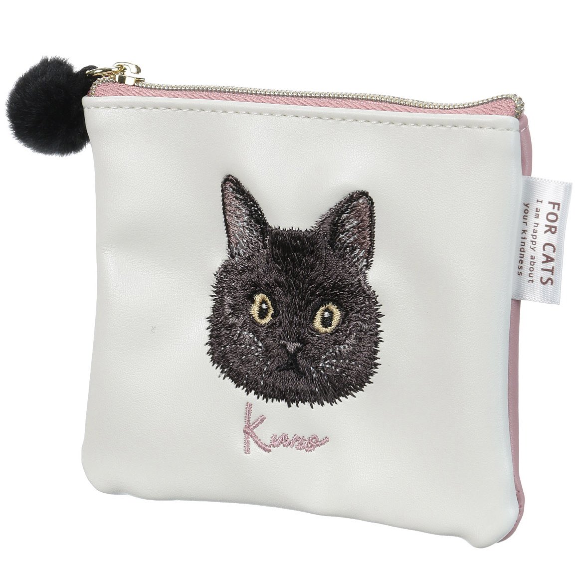 ねこ貴族🫅 CAT CHARITY ミニフラットポーチ入荷🆕 「愛猫といつでも