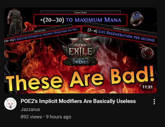 This guy consistently has terrible takes. Avoid.