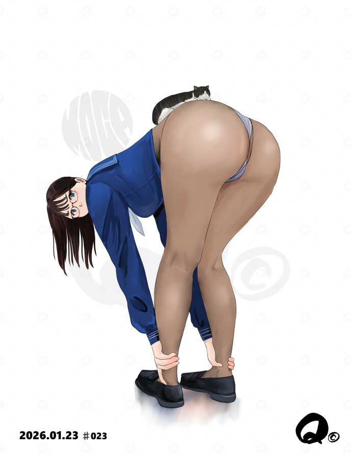 #今月描いた絵を晒そう 
おしり編😊 