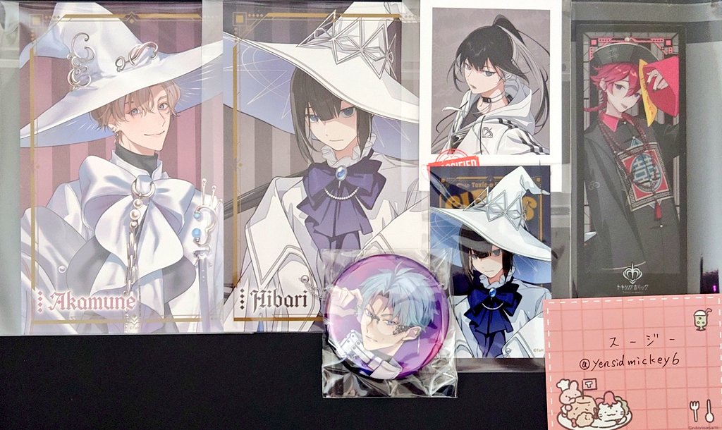 Toxic-a-Holic トキシカホリック トキホリ 缶バッジ ポストカード