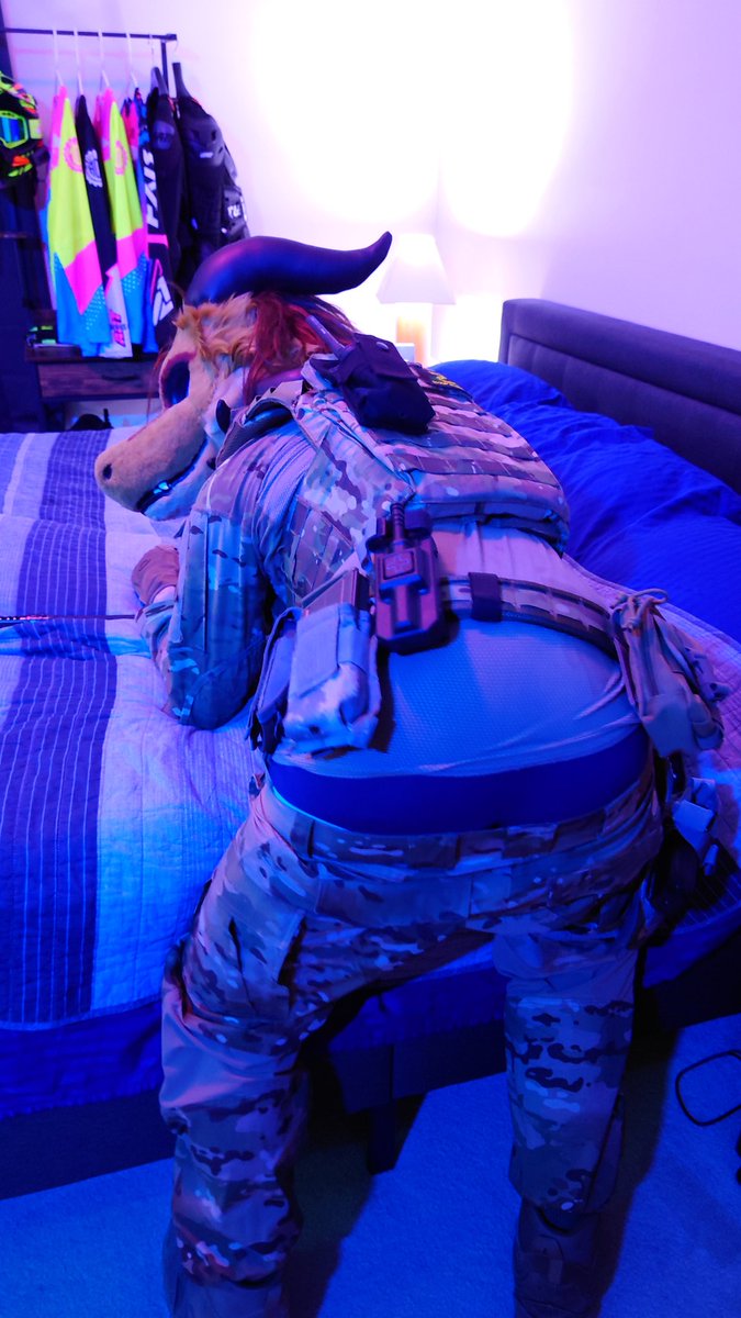 The undies are blue... Or maybe purple? Come find out! ;3