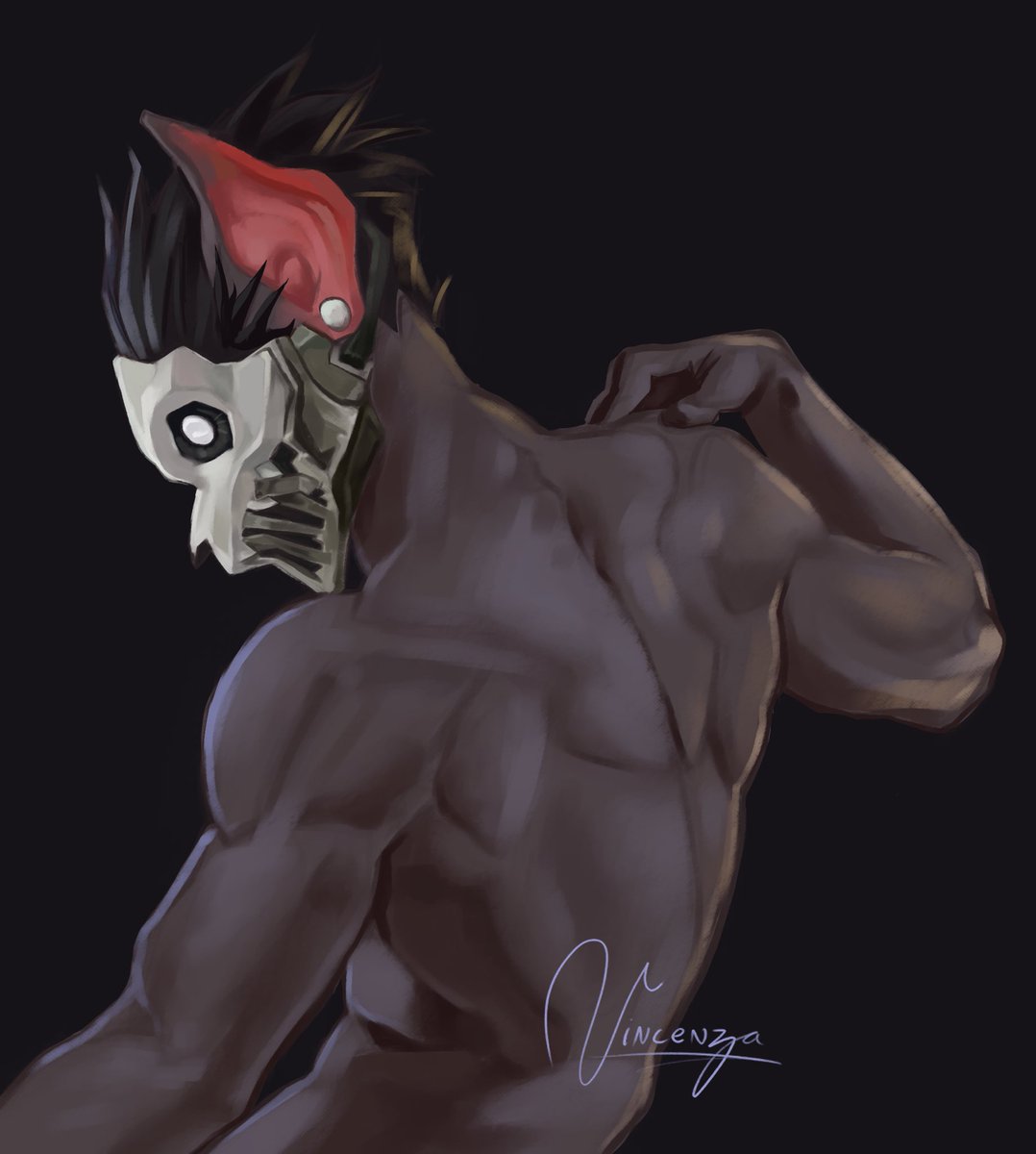 vincenzaarts's tweet photo. Is anyone still awake, I randomly locked in to finish this one too (a request I started months ago 😅)

Anyway, for the Scar fans! 
#scararcane #arcanefanart #arcane https://t.co/jYsxpu6BTt