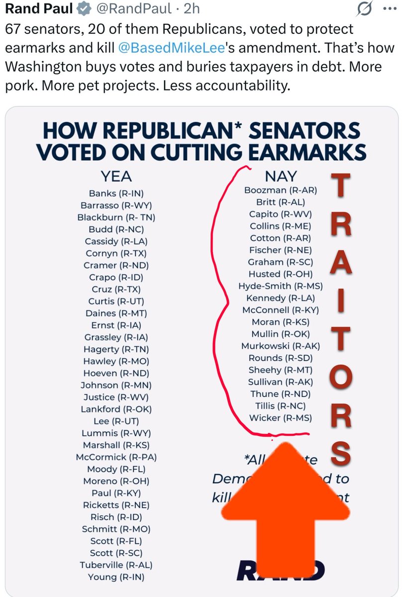 <a href="/LindseyGrahamSC/">Lindsey Graham</a> You're a POS corrupt thief RINO.