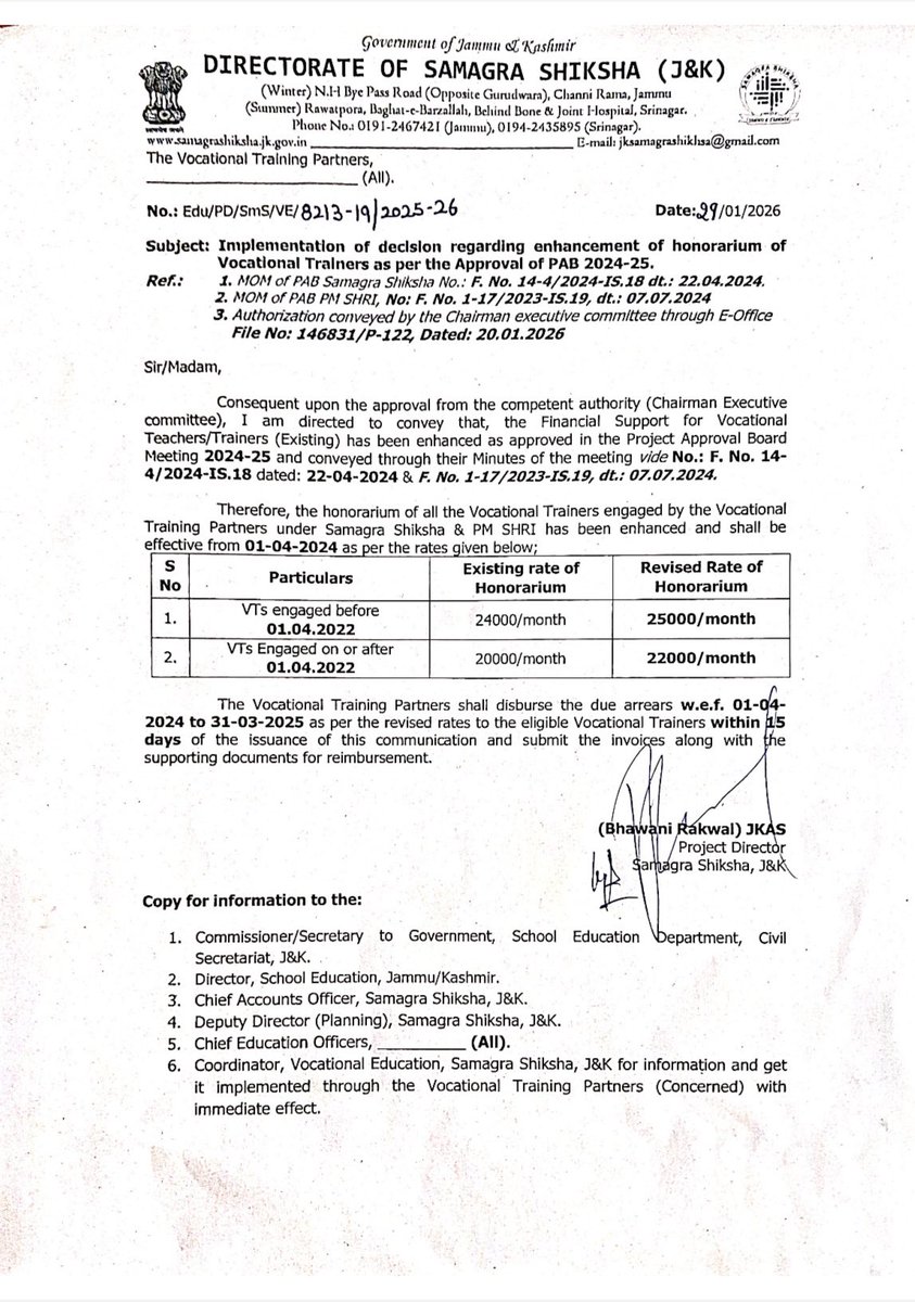Vocational Coordinators’ Forum, J&K tweet media