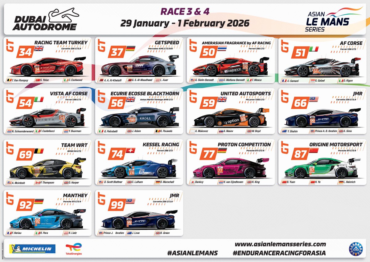 Asian Le Mans Series tweet media