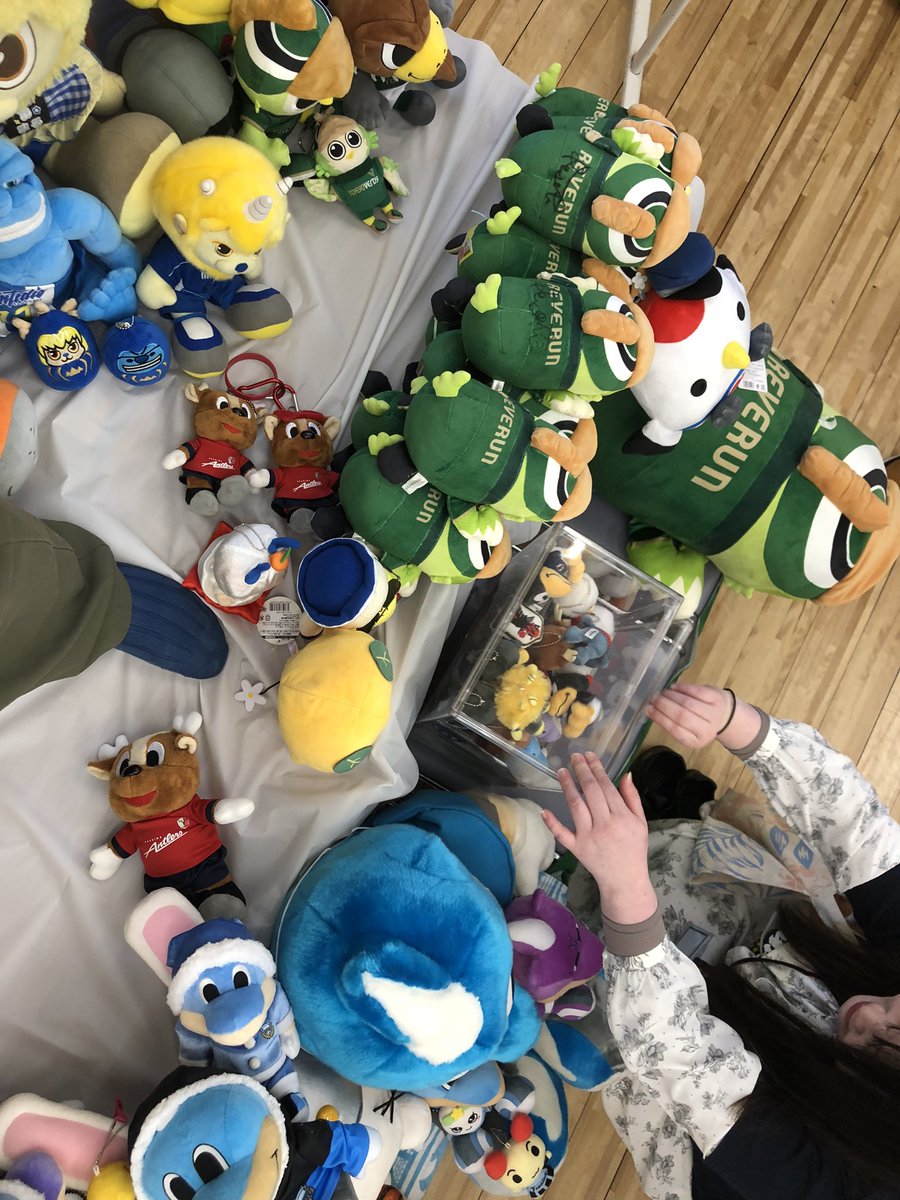 Jリーグマスコットぬいぐるみお茶会