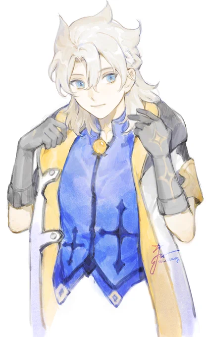 getting back to art using the chara ive drawn hundreds of times :')