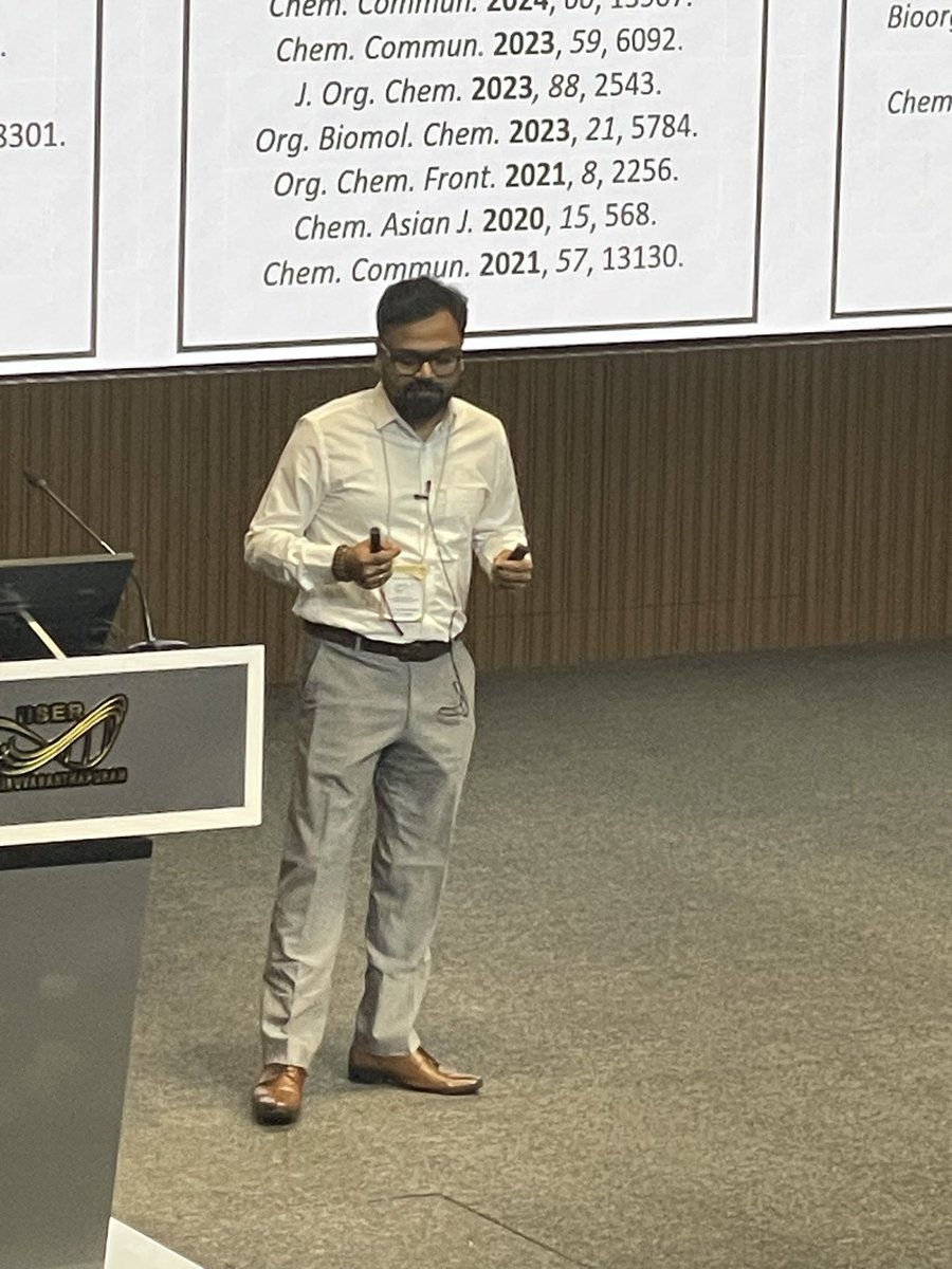 Day 2, FS-Chem IISER TVM
Prof Sandip Muraka IIT Jodhpur
