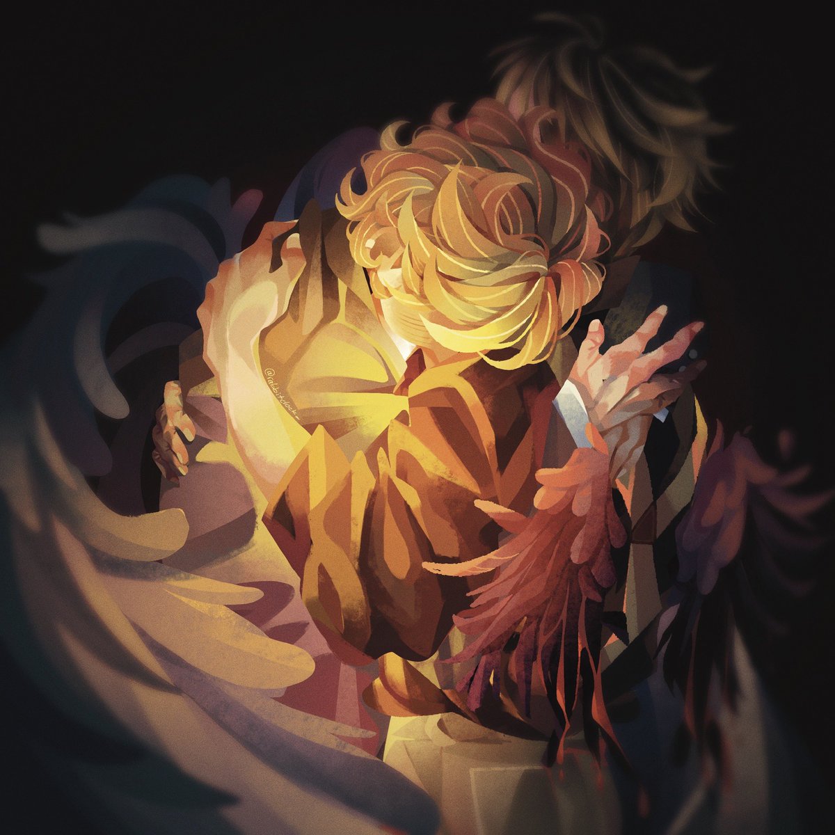 rabbitclock_'s tweet image. The fallen comforting the divine.

#shuaiven #tishuz #fanart 🦊🐸