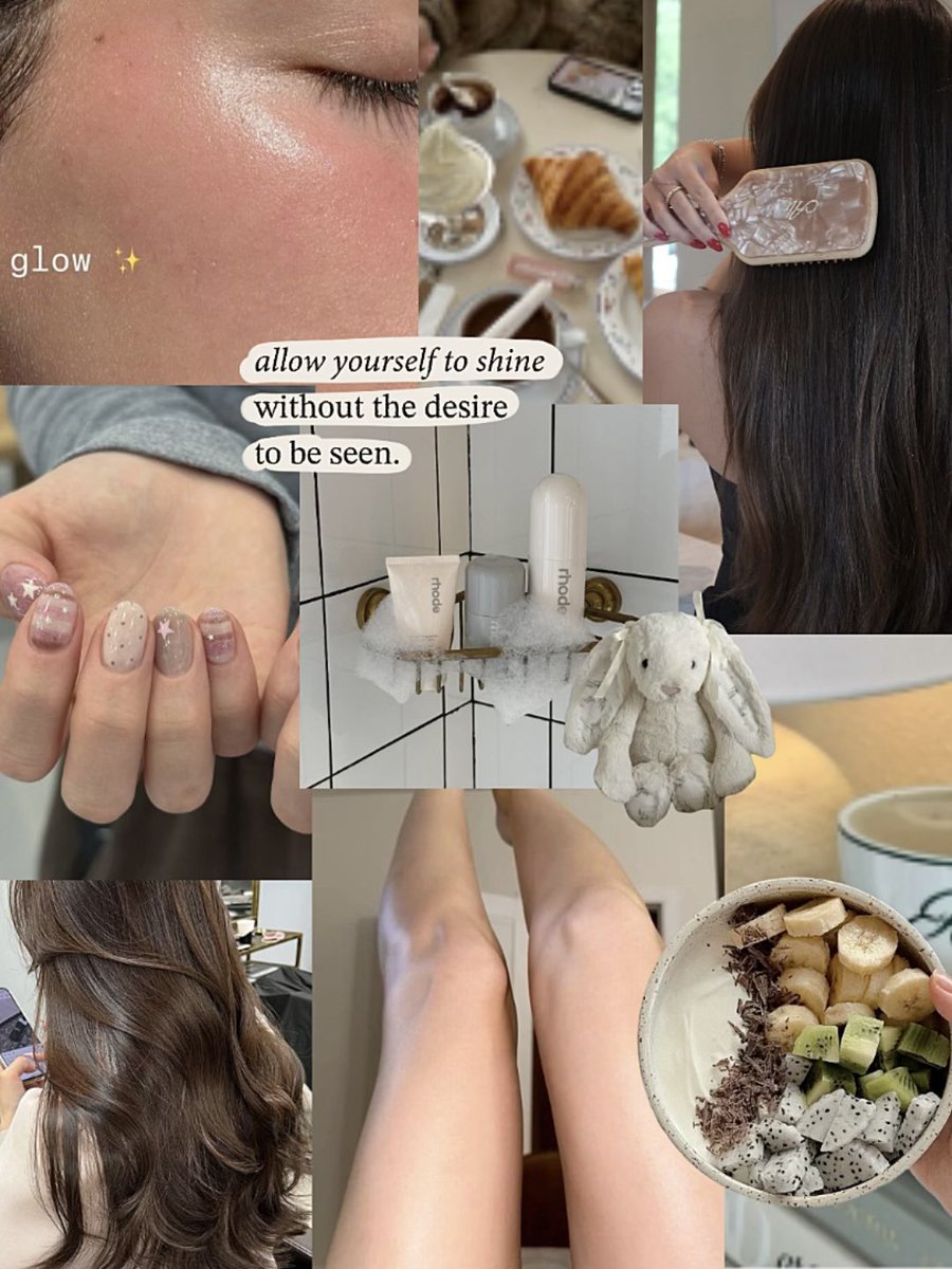 สิ่งที่ปีที่แล้วอยากทำแต่ไม่ได้ทำ คือ visionboard selfcare ⭐️ อันนี้มาแปะของเราไว้ให้ + มีลิสต์ข้อๆที่จะทำด้วย แล้วเดี๋ยวสิ้นปีขอมี recheck อีกทีว่าเป็นยังไง แต่มาทำด้วยกันได้นะะะ อยากมีเพื่อน Glow upไปด้วยกัน 🩰👀