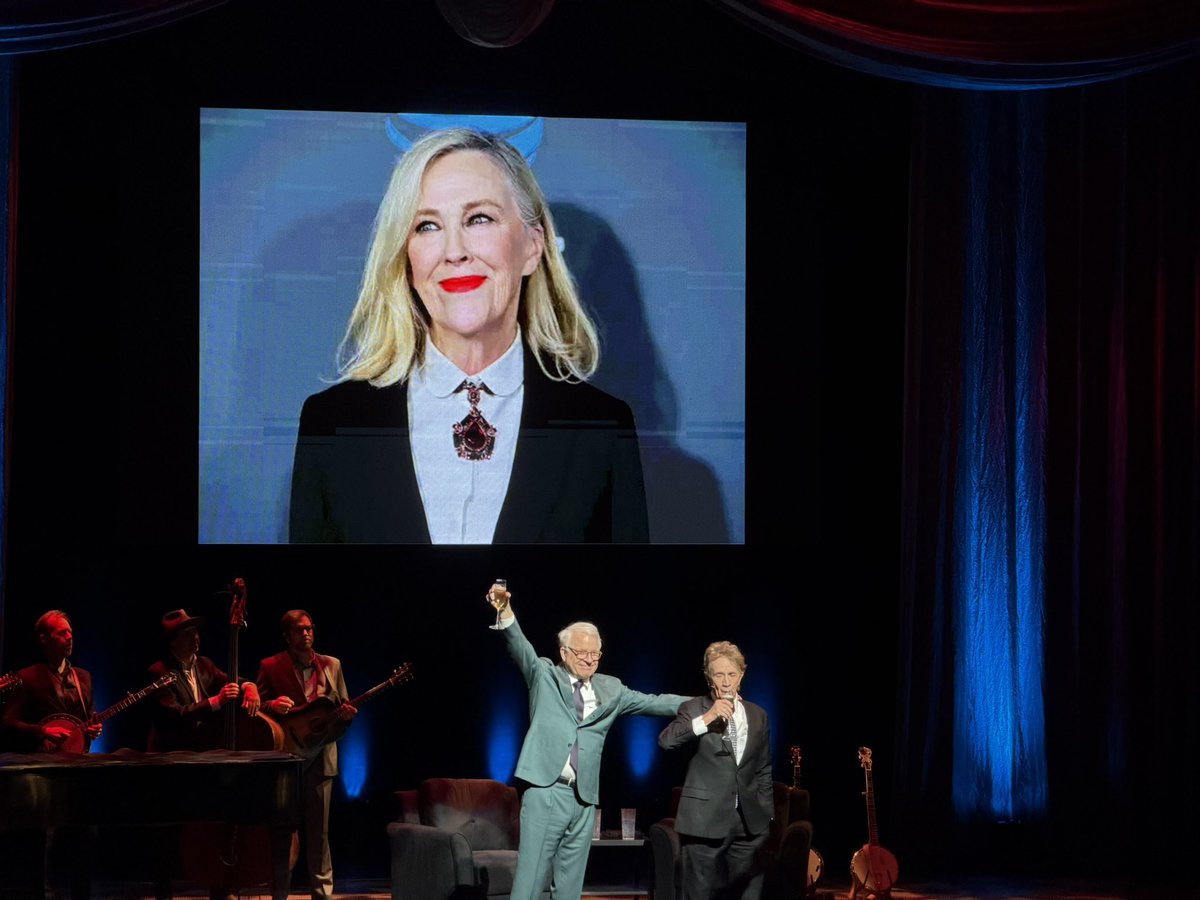Steve Martin Short paying tribute to Diane Keaton and Catherine O’Hara at their shows 💔