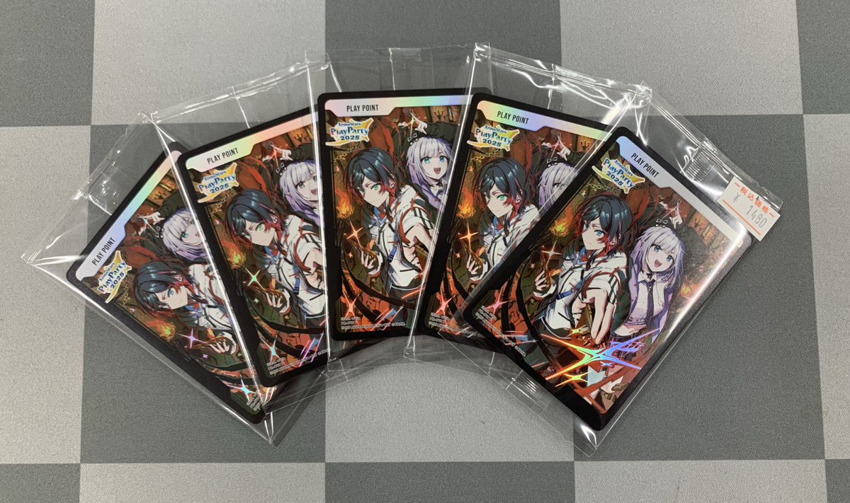 XROSS STARS クロススターズ PlayParty2025 プレイポイントカードをお