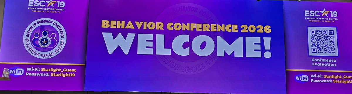 Cnunezcounselor's tweet photo. Kicking off the Region 19 Behavior Conference 2026! 
Grateful to be surrounded by educators and leaders committed to connection before correction and supporting students through intentional, effective behavior practices. #ConnectionBeforeContent https://t.co/WmiP5WzUQk
