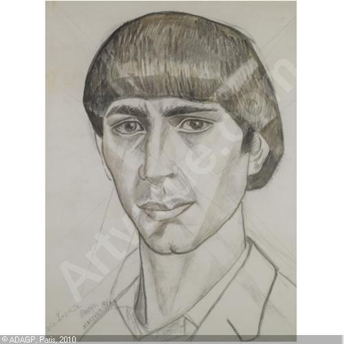 Portrait of Osip Zadkine #artbots #marevna