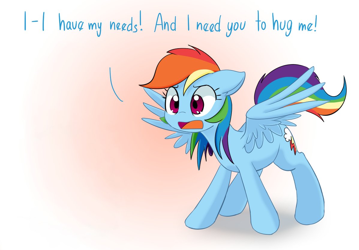 You WILL hug Dashie, won't you? 

derpibooru.org/images/1700204