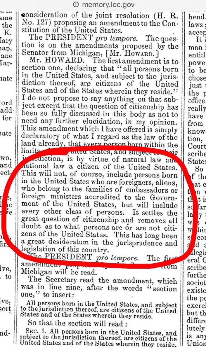 <a href="/DOGEQEEN/">Hosna ⚖️</a> No.  It was never the intention of the 14th amendment.  Read and share.