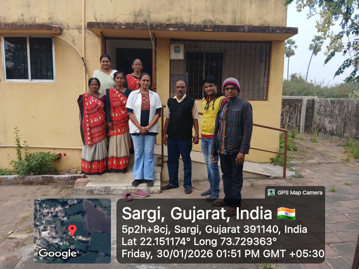 SbccSankheda's tweet photo. આજ રોજ સંખેડા તાલુકા હેલ્થ ઓફિસર દ્વારા sargi ખાતે high risk anc mother ni વિઝિટ કરવામાં આવી @collectorcu 
@dieco_cu_health @SbccSankheda https://t.co/vNQRusUic2