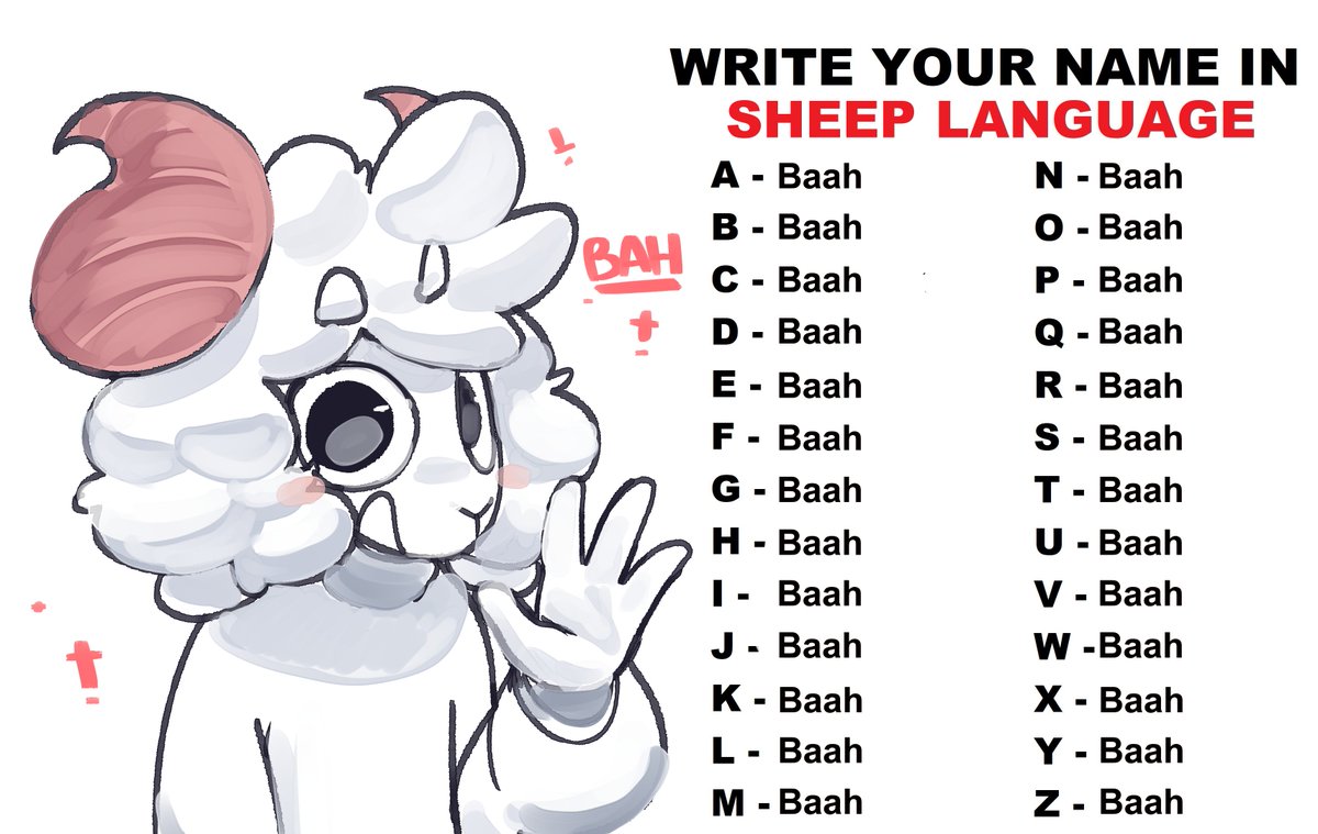 Baah baah baah baah baah