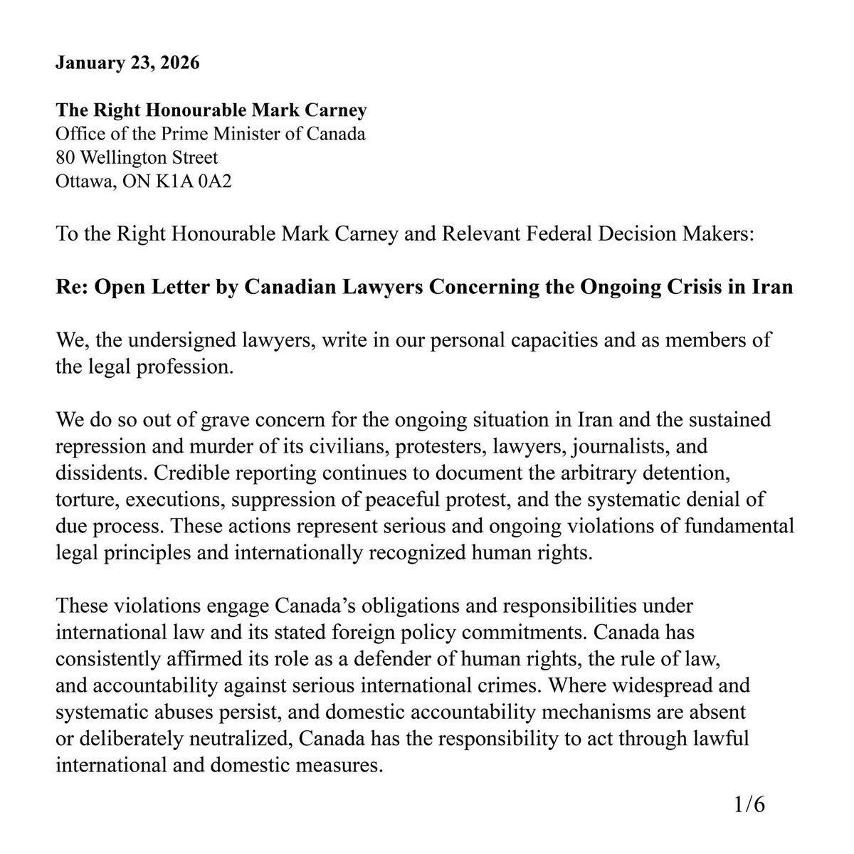 PahlaviComms's tweet image. In an open letter, over 50 Canadian lawyers expressed support for Iran’s national uprising and urged Prime Minister Mark Carney to formally recognize Prince Reza Pahlavi as Iran’s transitional leader.