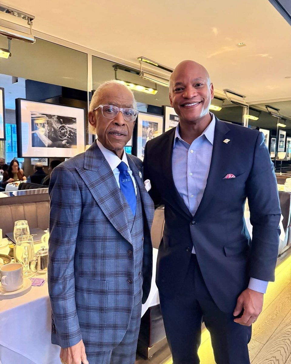 After Morning Joe earlier today, I had a good breakfast meeting with Maryland Governor, Wes Moore.