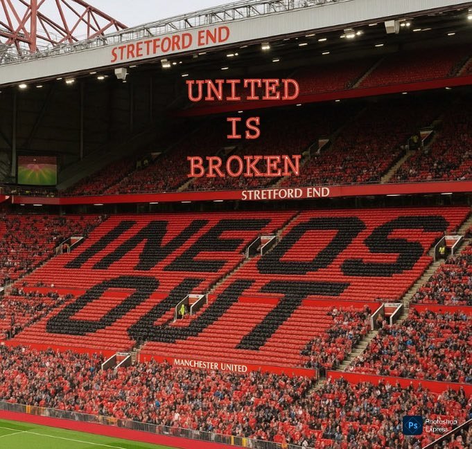 bbops_1999's tweet photo. 20 years of greed, incompetence and failure. Only one way to fix it.
#SellUnited and fuck off !
#GlazersOut 
#IneosOutNow 
#RatcliffeOut
#UnitedIsBroken 🔴⚪️⚫️ https://t.co/8WqlqBRMq9