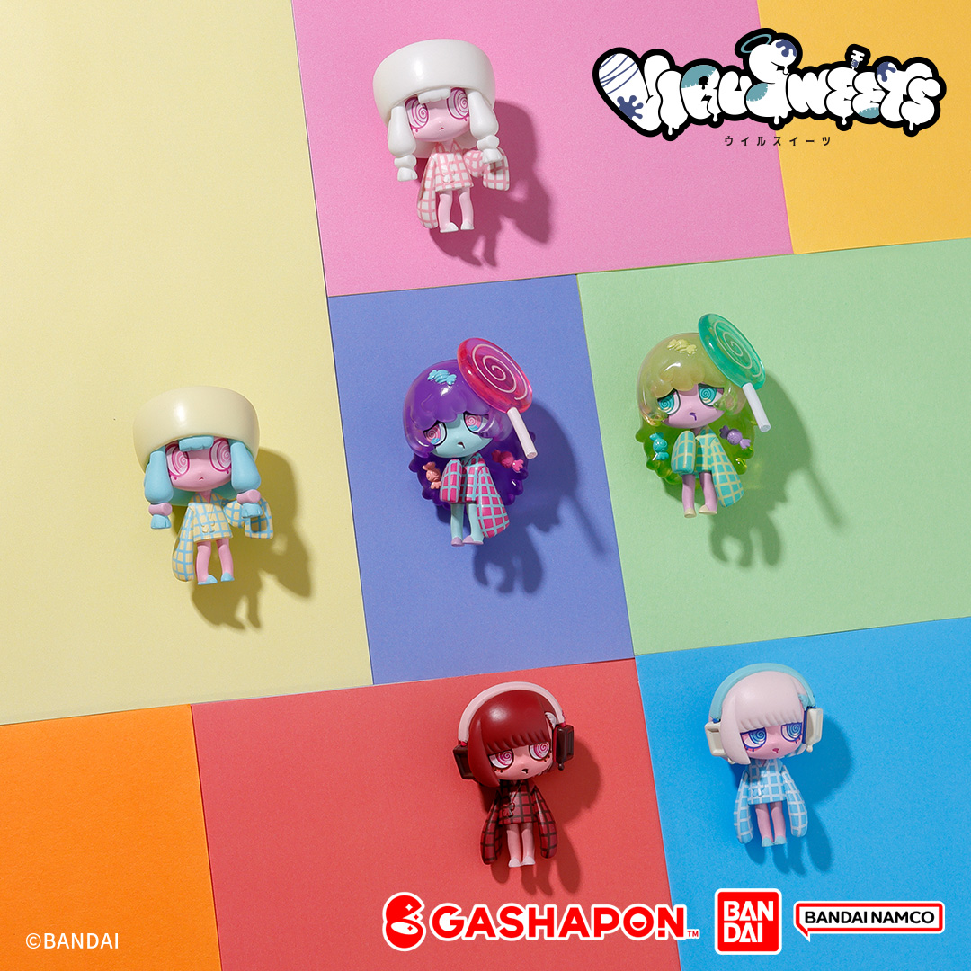 art_gashapon's tweet photo. 「VIRUSWEETS figure collection ～Sugar Pop Party～」のイメージカット公開！

2026年2月第1週より順次発売予定です https://t.co/i2SKE4C0se