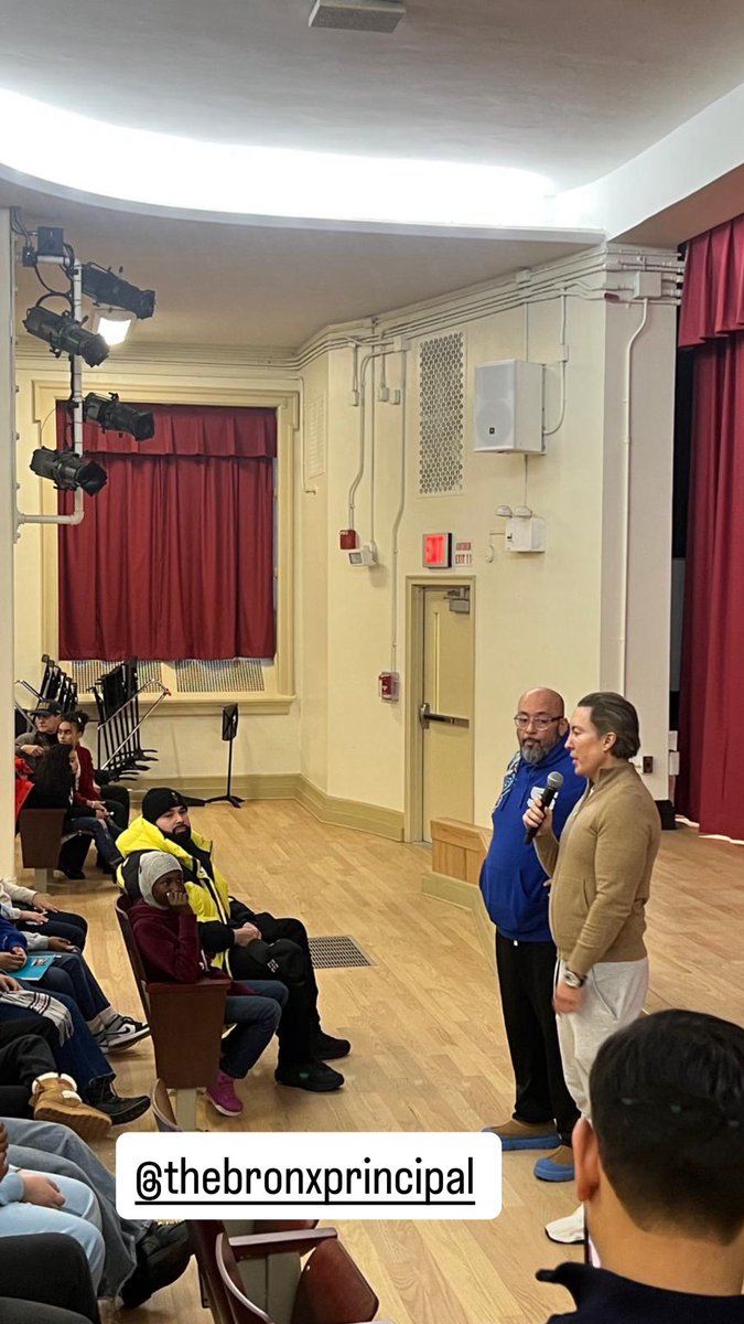 A truly special day at one of my favorite NYC schools, CS55 in the South Bronx. I’m incredibly proud to be part of this community and deeply honored to serve as an honorary principal. Every time I walk through these doors, I’m reminded why this work matters so much.

Today we