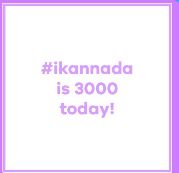 harishbijoor's tweet image. iKANNADA: #iKANNADA , my learn one-Kannada-word-a-day X (tweet of yore) is now 3000 words young! If you picked up even half of them, you know quite a bit of #Kannada by now my friend! The journey continues!  #Karnataka #Bengaluru #LearnLocalToBeLocal