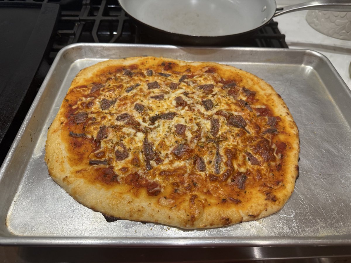 Fucked around and made an anchovy pie
