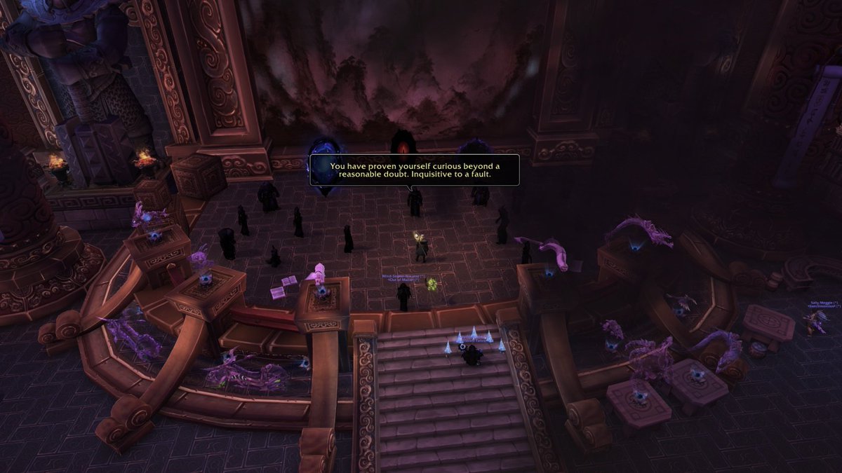 Wowhead's tweet photo. A new secret has been discovered by the super sleuths of the Secret Finding &amp; Collections Discord, which appears to be the first step in joining the Secretive Cabal of the Mind-Seekers!

#warcraft #midnight 

https://t.co/BENNBTpGBo https://t.co/gaBQbRIyHC