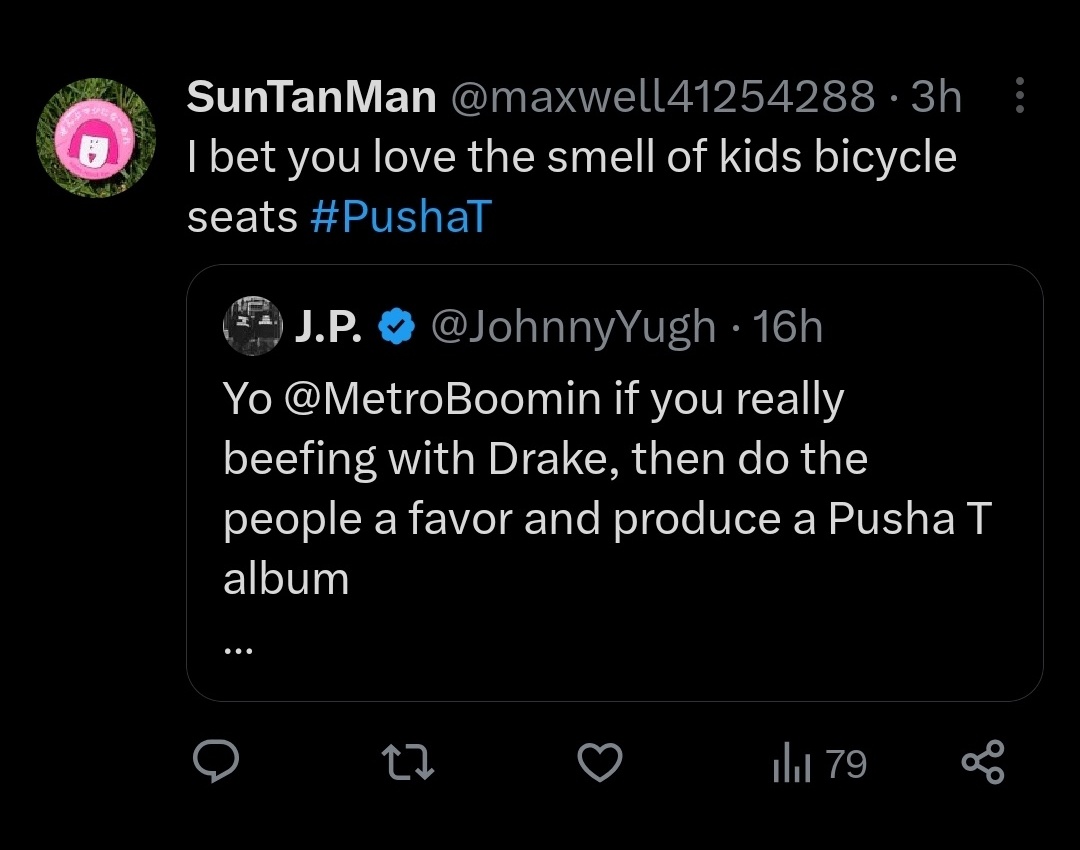 wishabhhh's tweet image. So all this time, those hired bots were right about Pusha T ?