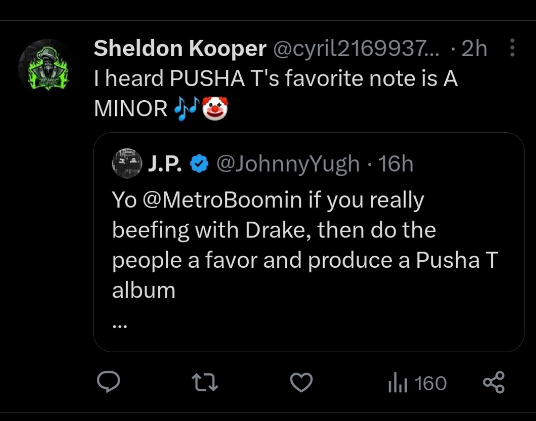 wishabhhh's tweet image. So all this time, those hired bots were right about Pusha T ?