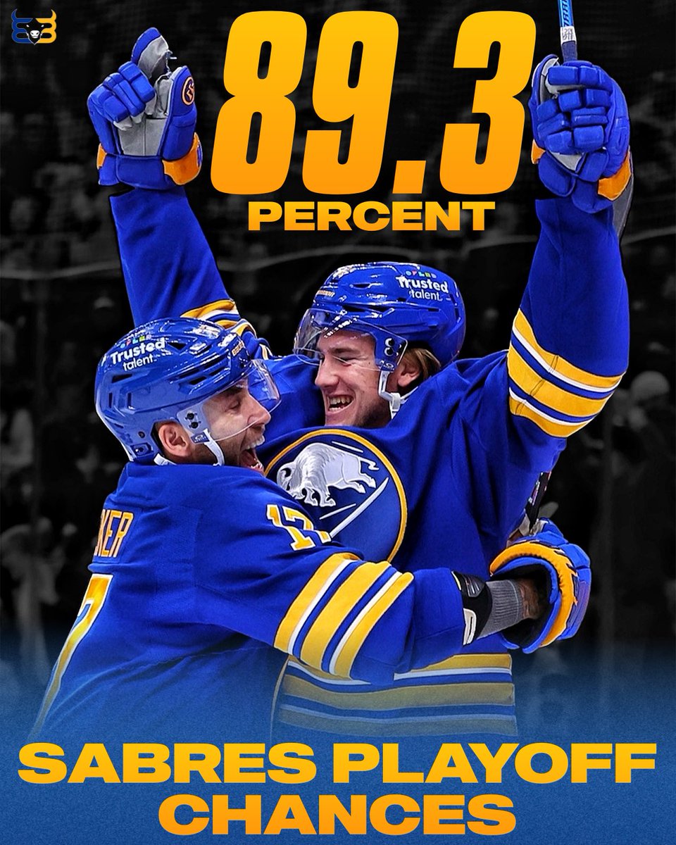 The Sabres are gonna MAKE THE PLAYOFFS!?? 👀

#Sabres | #Sabrehood | #LetsGoBuffalo
