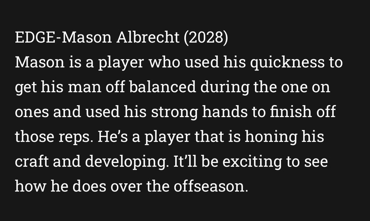 Mason Albrecht tweet media