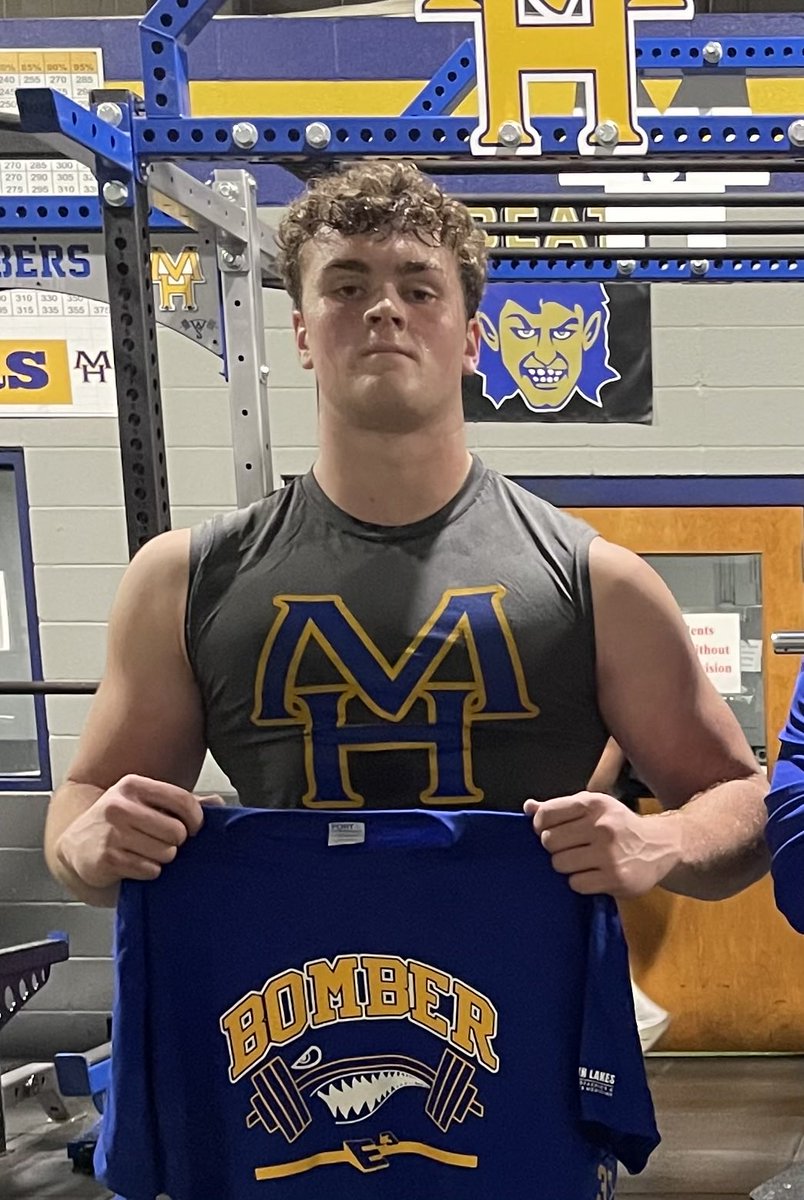 RECRUIT 2027 DL - Ford Coleman benched 300 lbs for a 2 rep. Gonna be a monster this season!