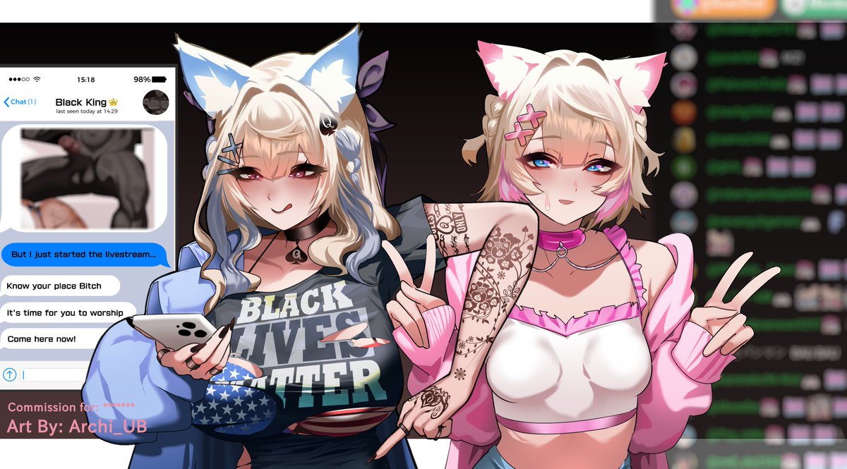 A stream incident in Holo...
#Commission #ntr ♠️ #blackedwaifus