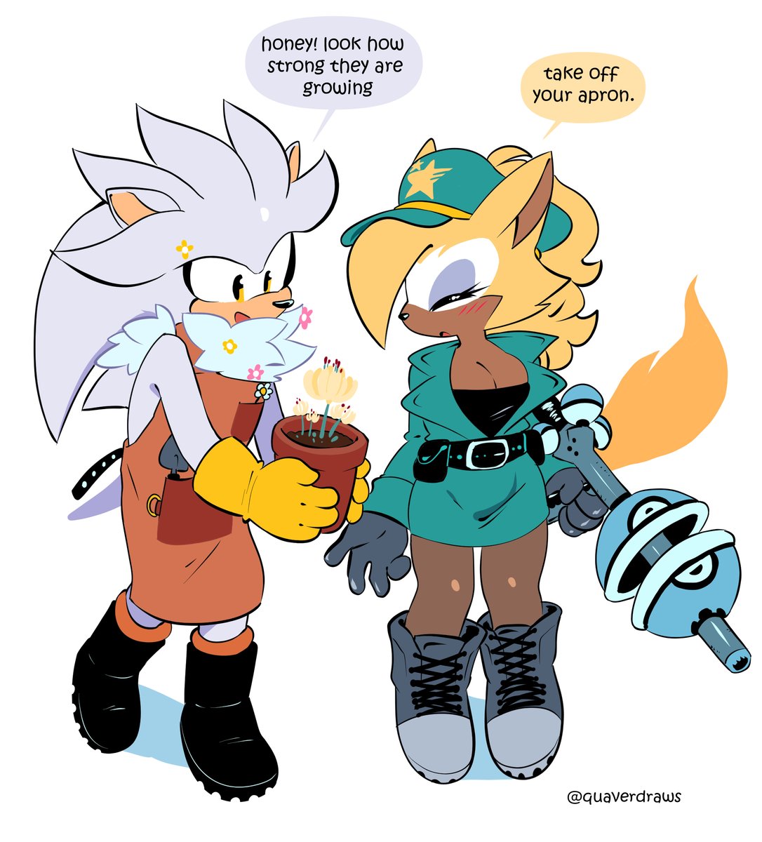 quaverdraws's tweet image. err... hi.